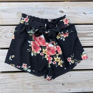 NWOT SHEIN High Waisted Floral Shorts Small